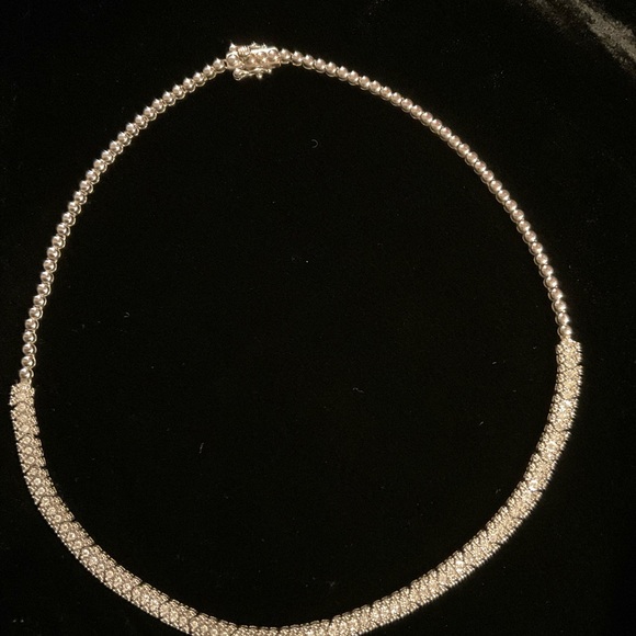 Effy sterling silver and real diamond necklace - Picture 6 of 8